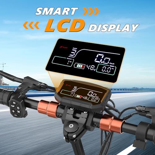 800W/2000W e Scooter for Adults Electric Scooter with Seat 10" Off Road Pneumatic Tires Long Range Motorized e-Scooter,28-35MPH
