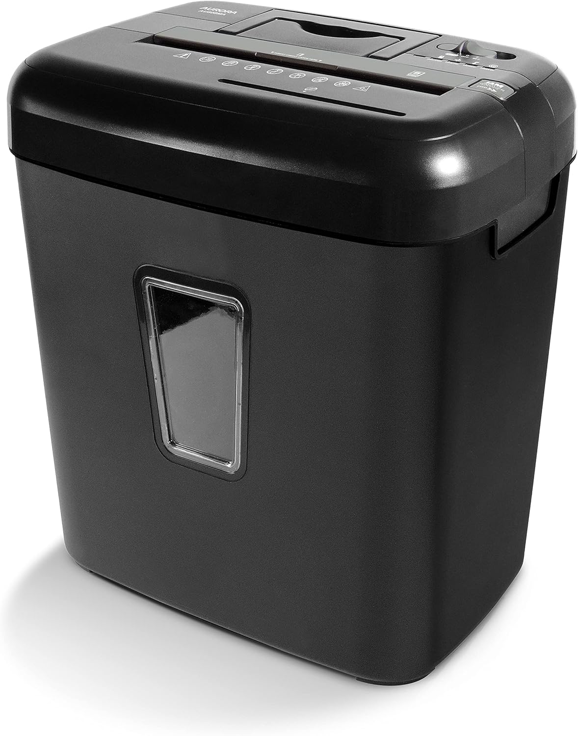 Aurora AU1275MA Professional Grade 12-Sheet Micro-Cut Paper and CD/Credit Card Shredder/ 60 Minutes Continuous Run Time, White/Gray