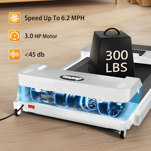 Portable Foldable Treadmills for Home, Small Folding Treadmill for Home Office with 300 LBS Capacity