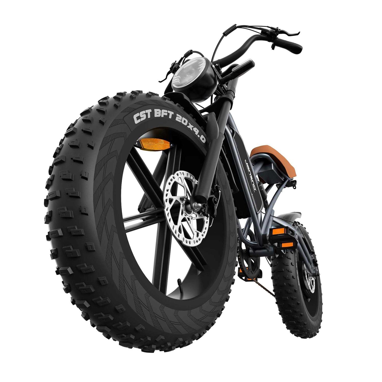 JANSNO Electric Bike for Adults 20 x 4.0 Fat Tire Electric Bicycle with 750W Motor, 48V/14Ah Removable Battery and Dual Shock Absorber