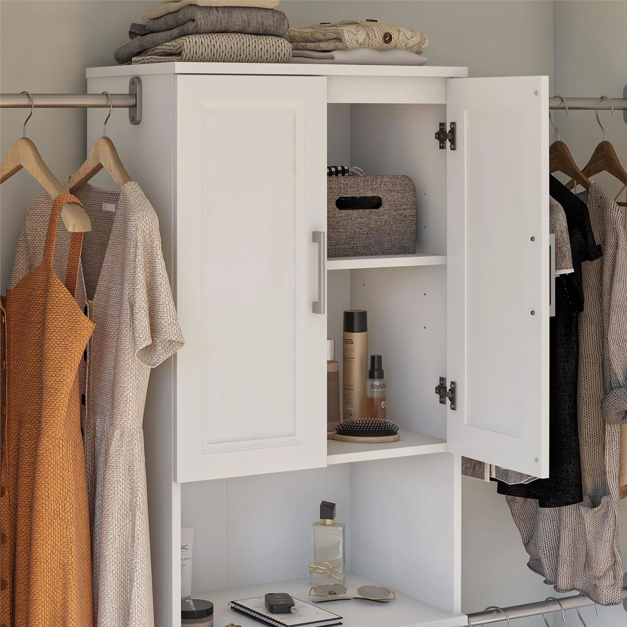 Systembuild Evolution Evone 3 Drawer Closet Storage, White