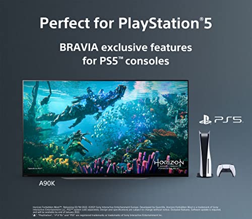 Sony 4K Ultra HD TV A90K Series: BRAVIA XR OLED Smart Google TV with Dolby Vision HDR and Exclusive Features for The Playstation® 5 XR42A90K- 2022