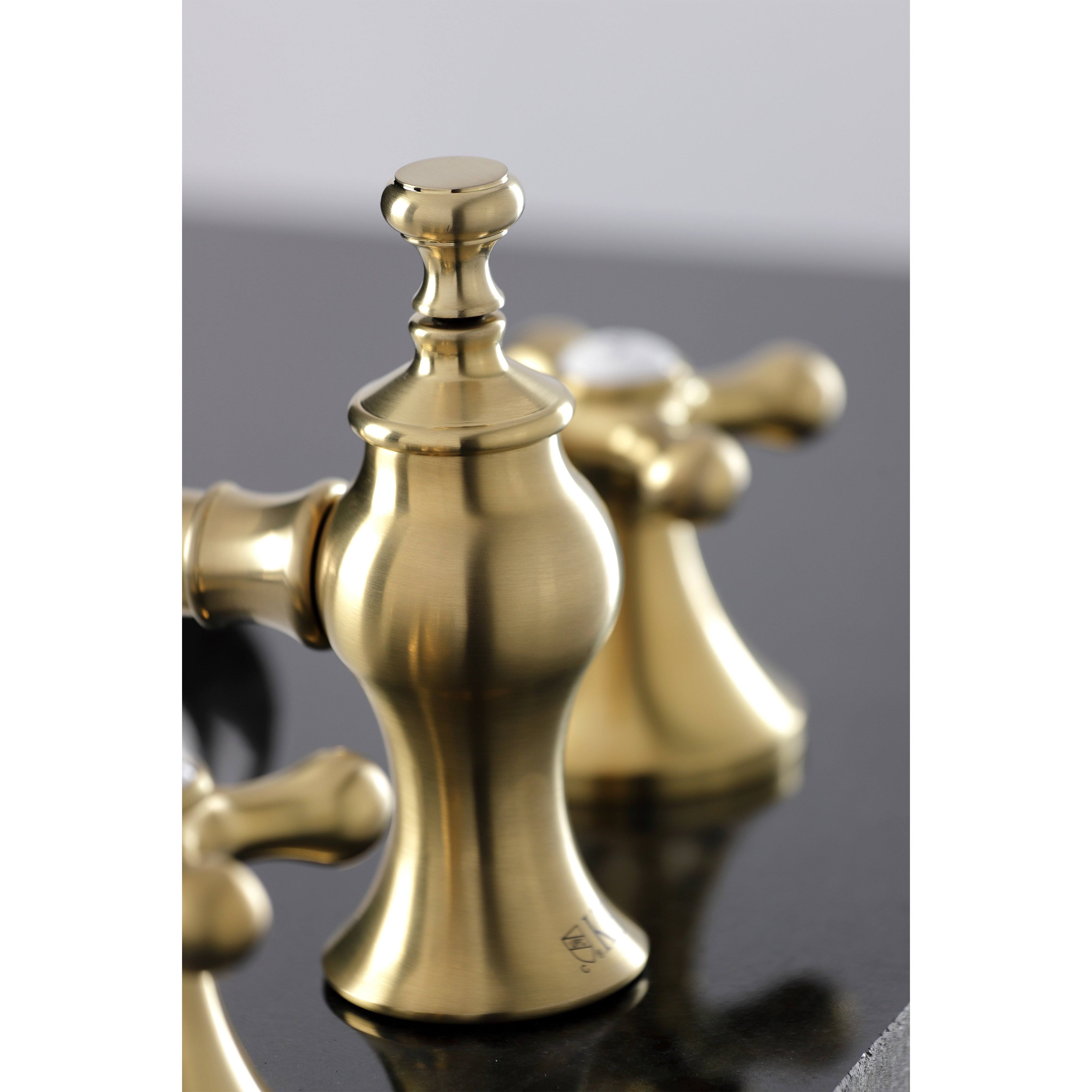 Kingston Brass KC7060AX 8 in. Vintage Widespread Bathroom Faucet Matte Black