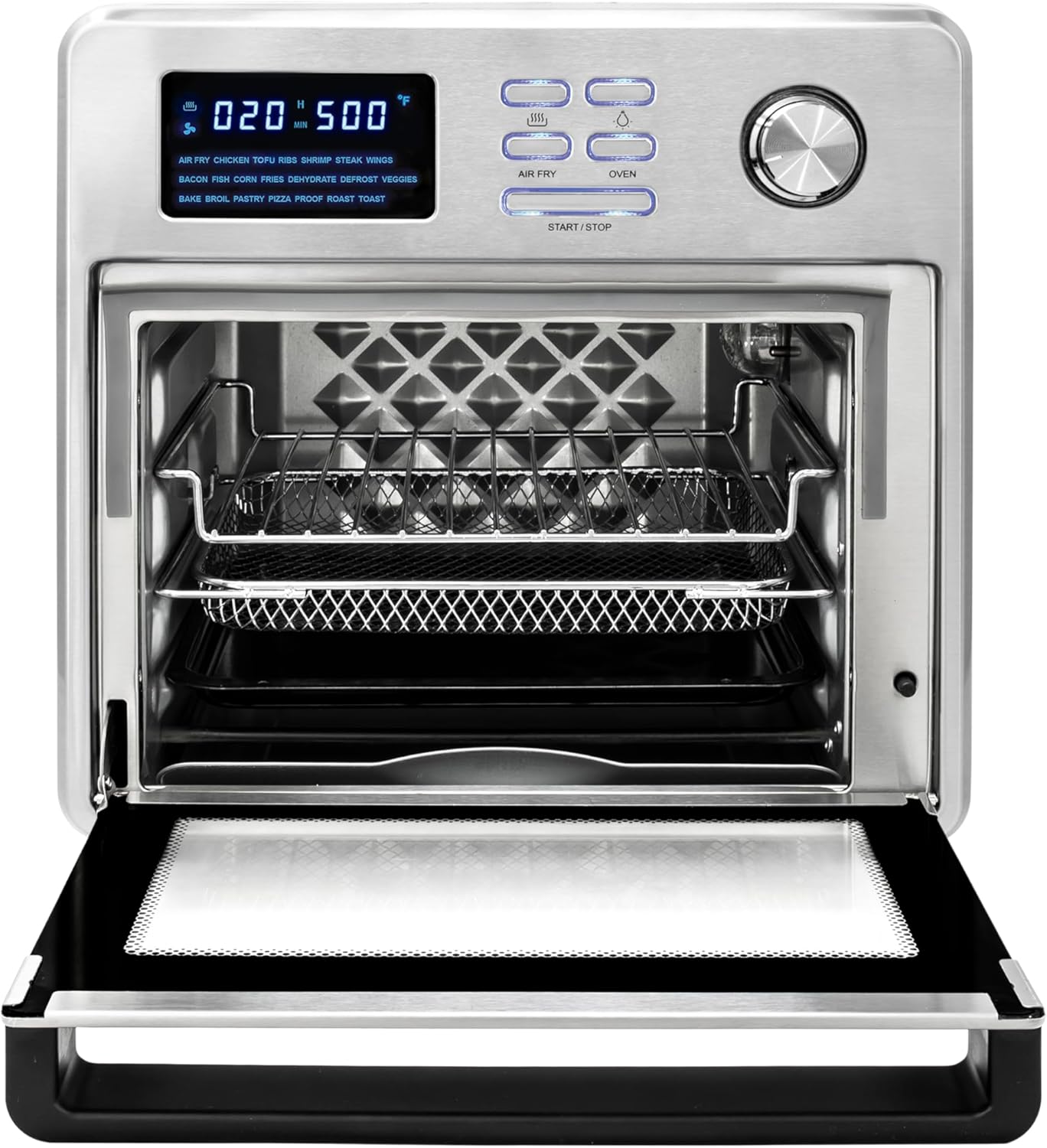 Kalorik MAXX 16 Quart Digital Air Fryer Oven, in Stainless Steel (AFO 47797 SS)