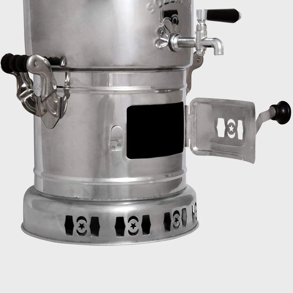Samovar Energy Water Heater 4L /150 Oz Semaver Samavar Boat Camping Hiking Hunting Yachting Tea Kettle (4 LT)