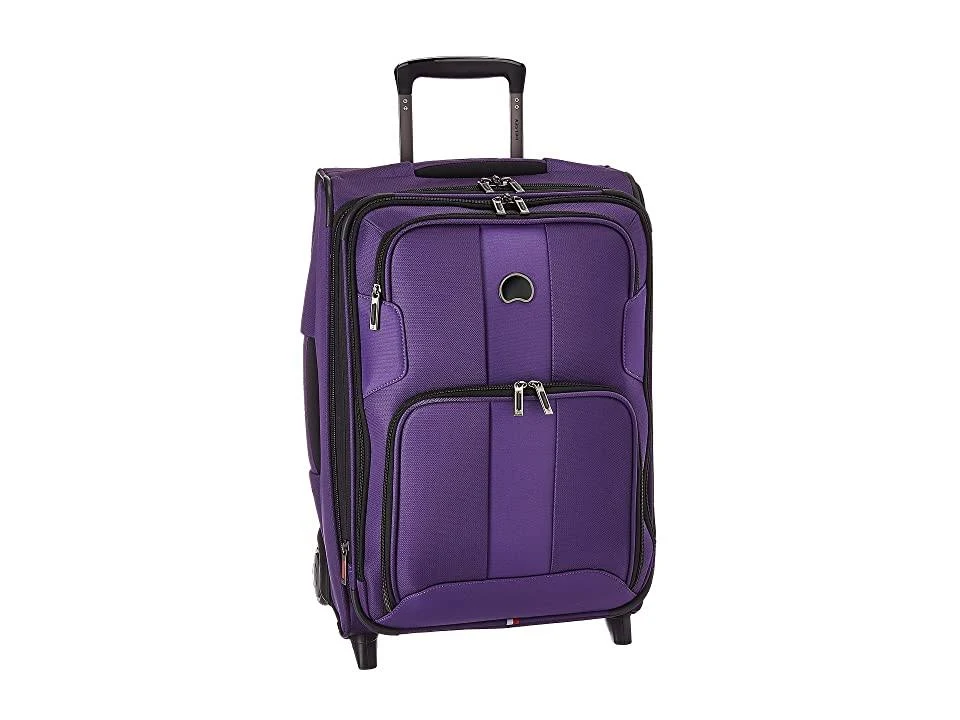 Delsey Sky Max Expandable 21x22 2-Wheel Carry on Purple