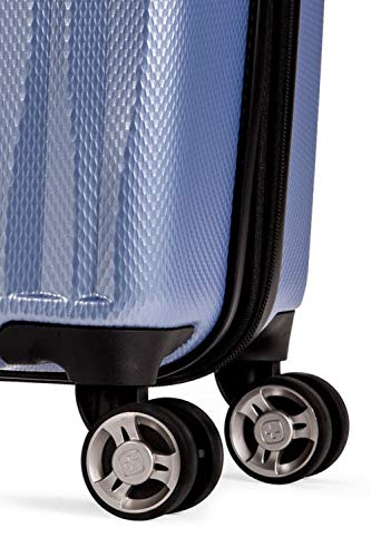 SwissGear 7272 Energie Expandable Hardside Luggage with Spinner Wheels and TSA Lock, Gunmetal, Carry-On 19-Inch
