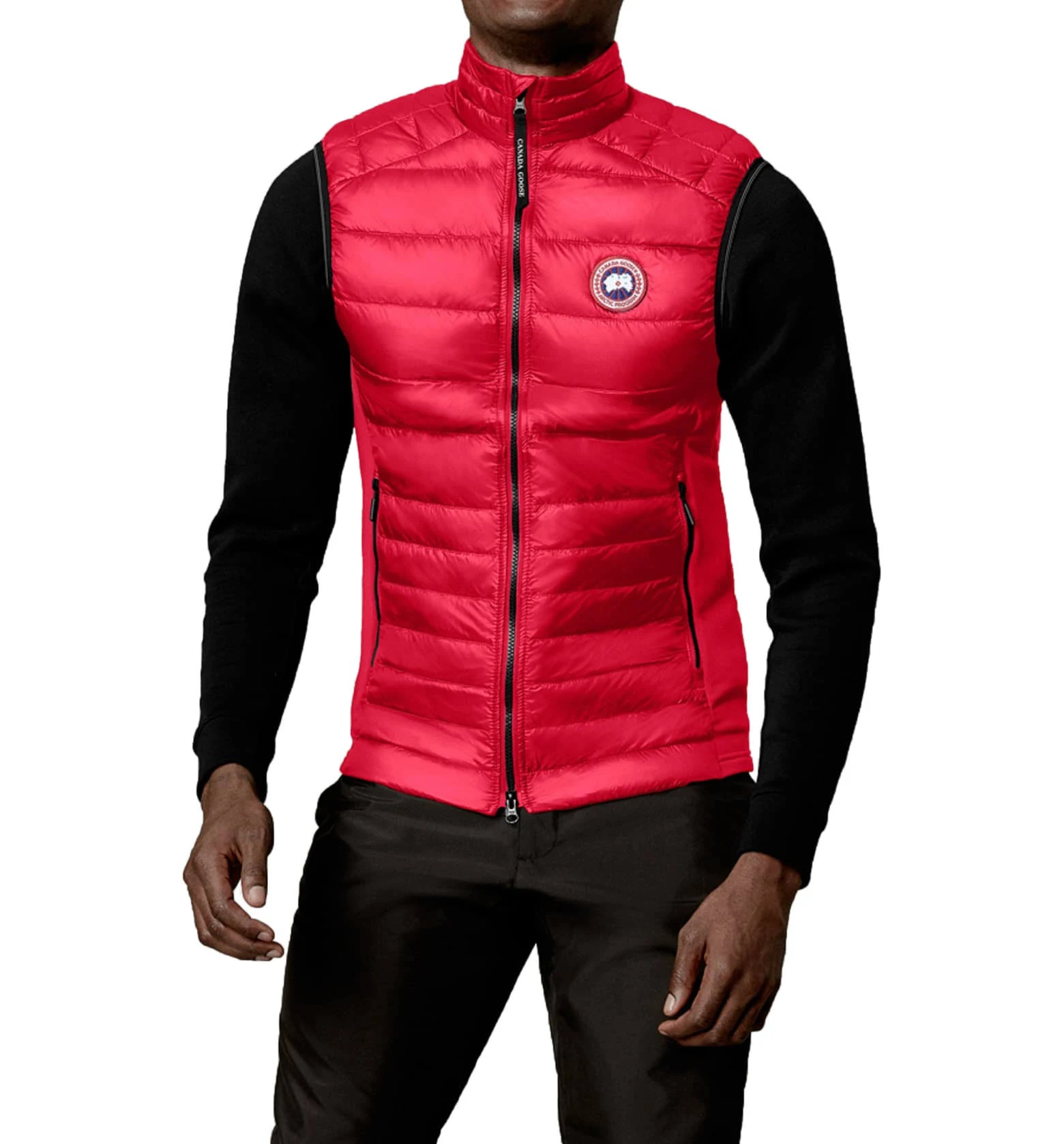 Canada Goose Men’s Hybridge Lite Tech Down Vest (Men, Red, XL)