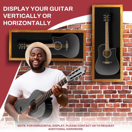 Acoustic Guitar Display Case - Acrylic Acoustic Guitar Case - Guitar Display Case Wall Mount