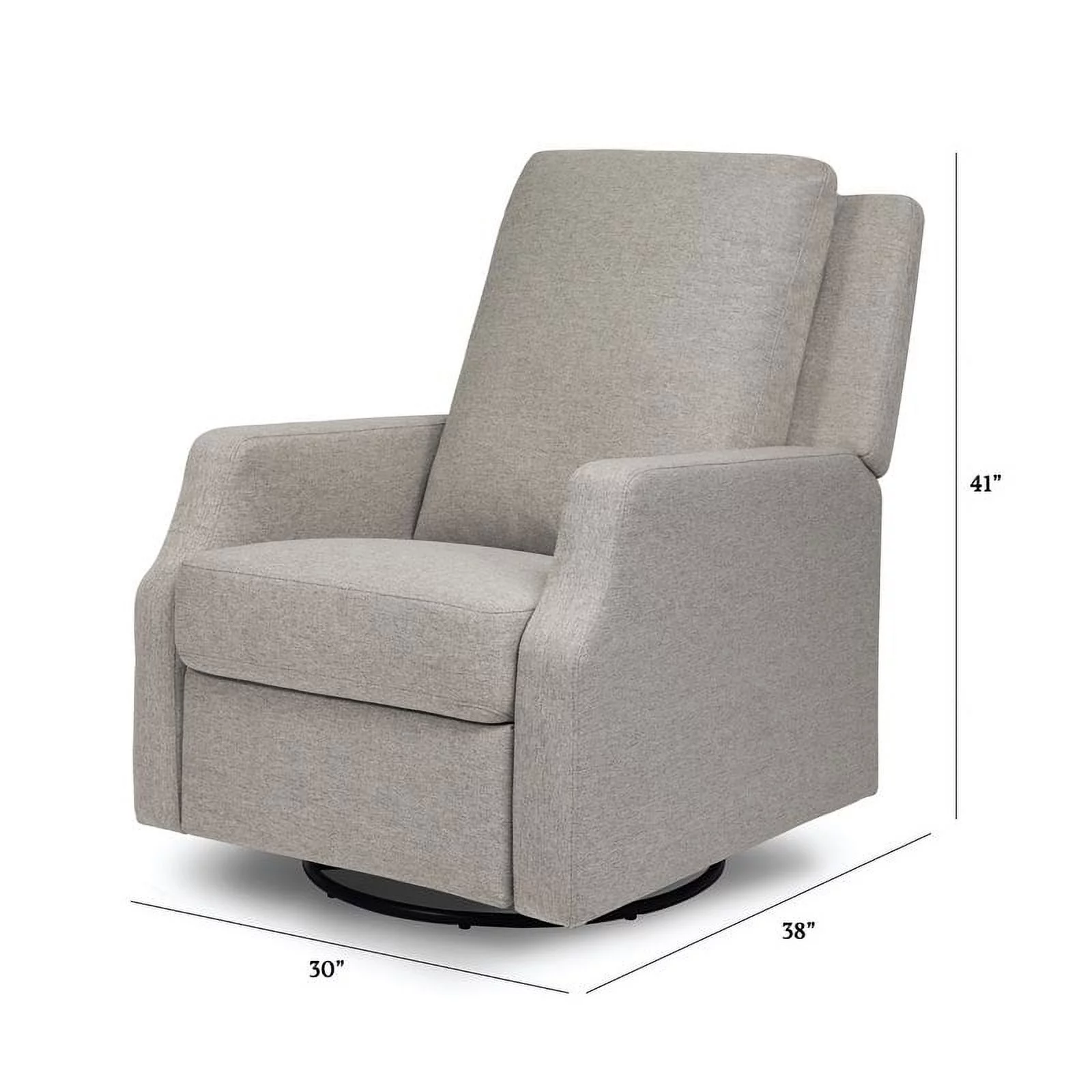 Million Dollar Baby Classic Crewe Recliner and Swivel Glider in Performance Cream Eco-Weave