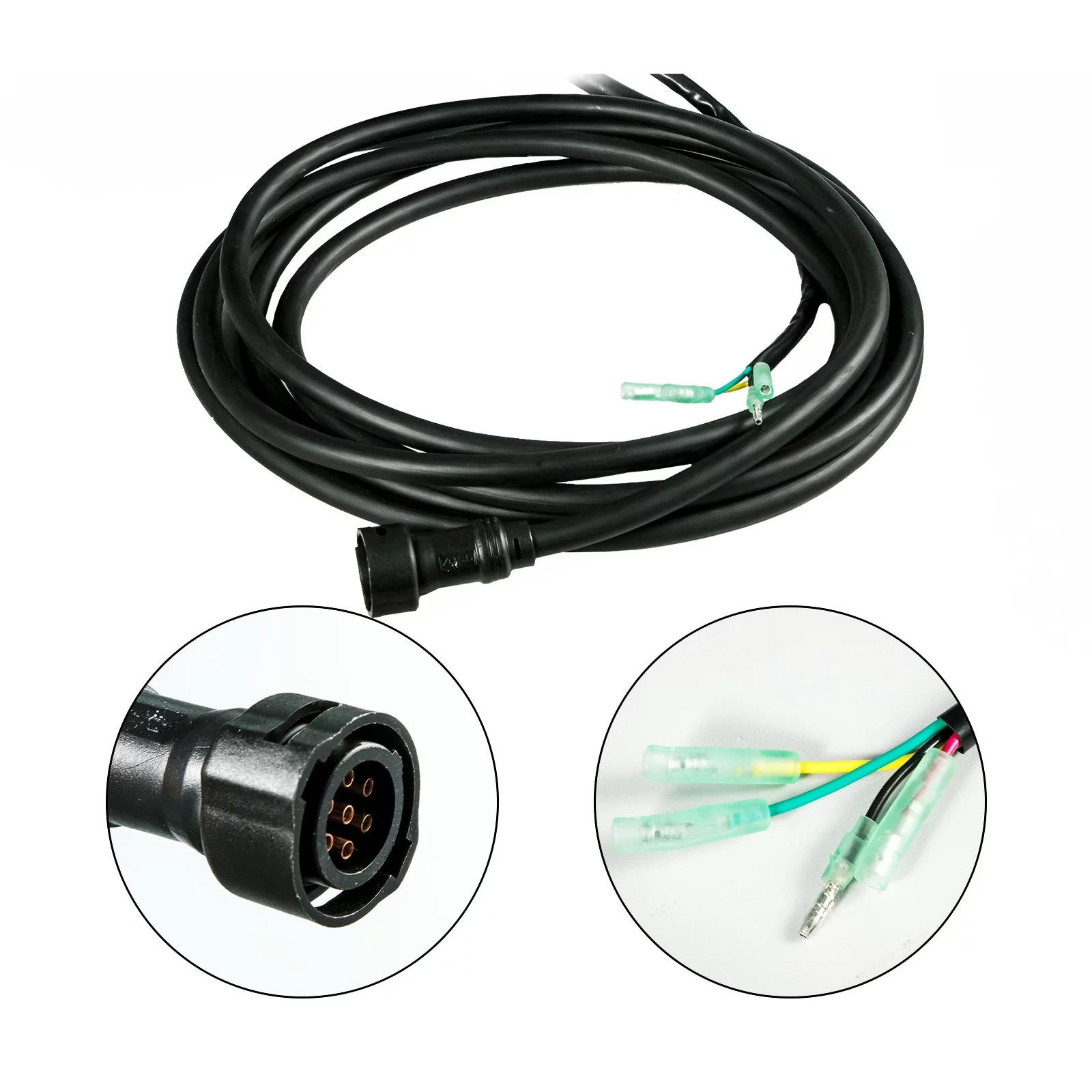 VEVOR Boat Throttle Control 703-48230-12-00 Boat Control Box 7Pin Outboard Remote Control with Safety Lanyard and Key Switch for Yamaha Side Mount