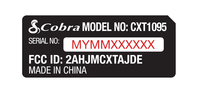 Cobra CXT1095 3PH Emergency Two-Way Radios (3-Pack) IP67 Certified Waterproof Walkie Talkies