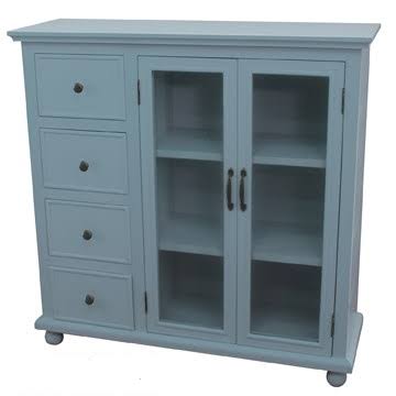 Blue Cabinet 36 x 12 x 36H in / N/A / Blue