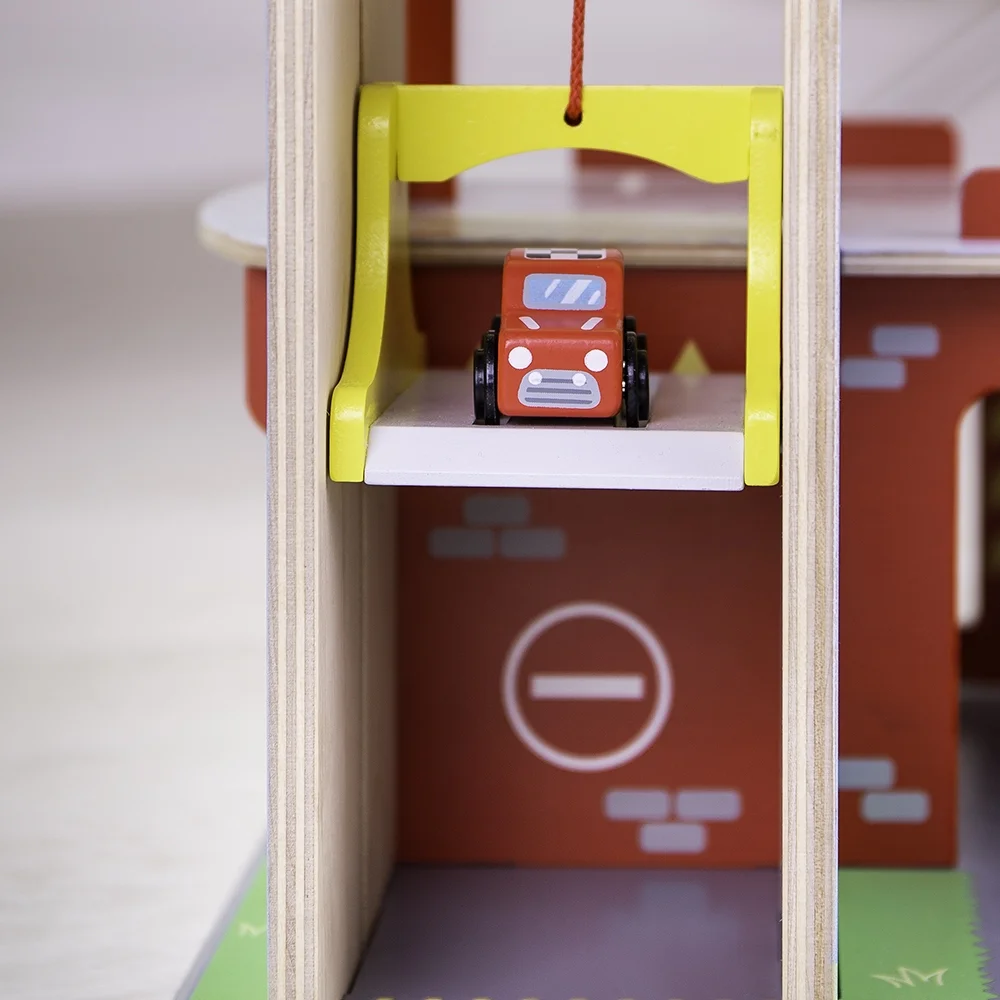 Bigjigs Toys - Park & Play Garage
