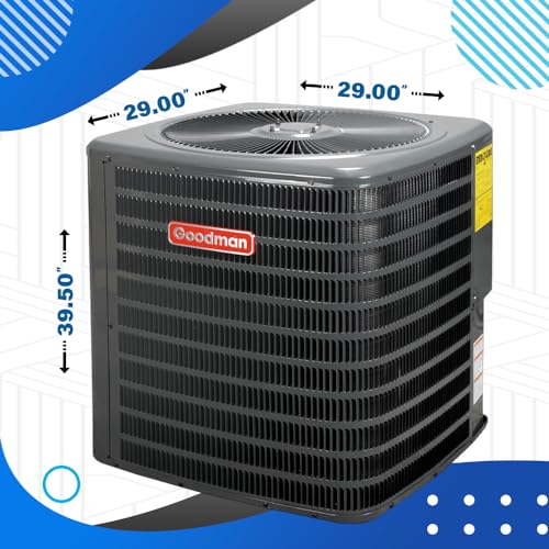 Goodman 13.4 SEER2 1.5-5 Ton Air Conditioner Condenser | GSXN3N Series, Single Stage, Rotary or Scroll Compressor | 18,000-60