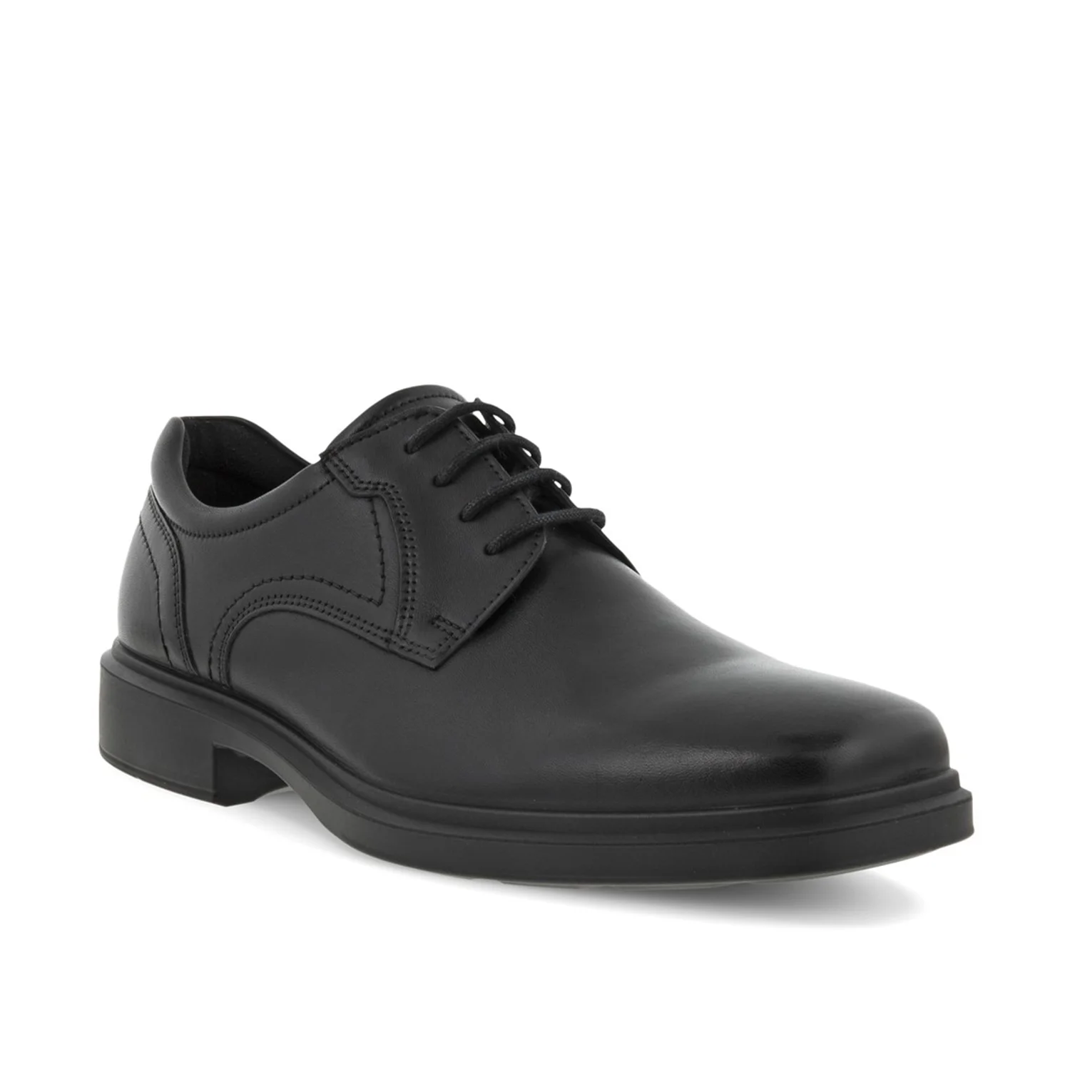 ECCO Men's Helsinki 2.0 Plain Toe Tie Black Leather - 500164-01001