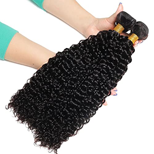 Brazilian Human Hair Bundles Water Wave 10A Wet and Wavy Bundles 100% Unprocessed Virgin Remy Hair Bundles Raw Hair Extensions Natural Color