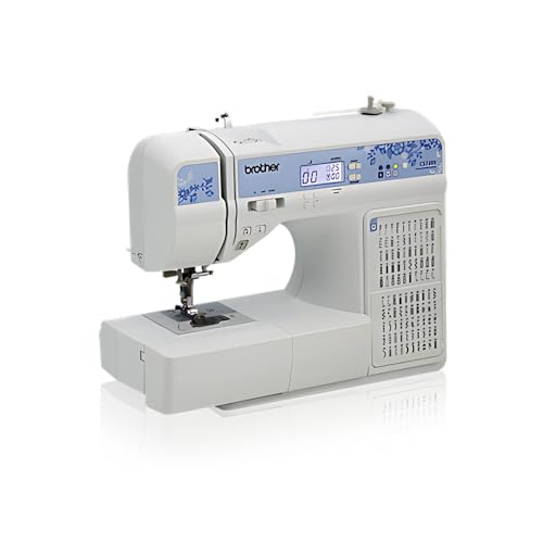 Brother CS7205 Computerized Machine, 150 Built Stitches, 1 Font, Wide Table, 11 Sewing Feet, White
