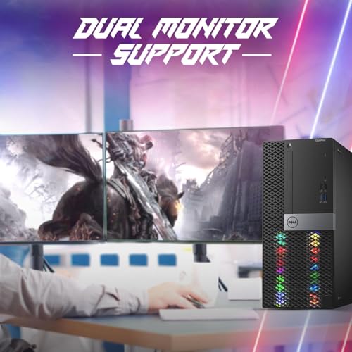 Dell RGB Gaming Tower Computer - Intel Core i7 6th Gen, NVIDIA GTX 1050 Ti 4GB GDDR5, 16GB Ram, 512GB SSD