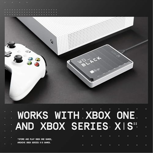 WD_BLACK 5TB P10 Game Drive, Portable External Hard Drive, Works with Playstation, Xbox, & PC - WDBA3A0050BBK-WESN