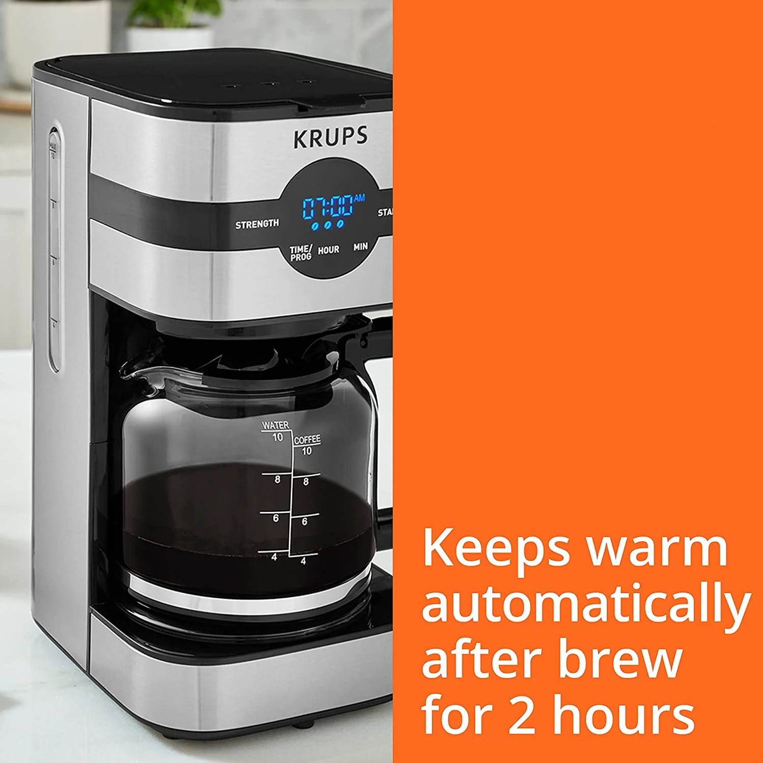 KRUPS Simply Brew Drip Coffee Maker, 14 Cups