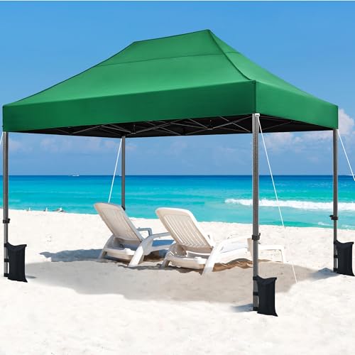 Yaheetech Heavy Duty Pop Up Canopy Tent, 10x20 Commercial Instant Shelter Tent for Wedding, Parties, Adjustable Outdoor Canopy with Wheeled Carry Bag