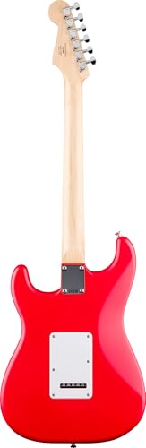 Fender Squier Stratocaster - Torino Red Bundle with Amplifier, Gig Bag, Strap, Instrument Cable, Picks, and Austin Bazaar Instructional DVD