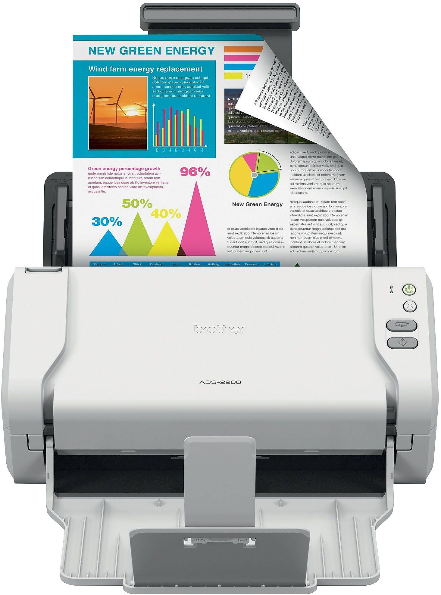 Brother ADS-2200 High-Speed Color Duplex Desktop Document Scanner