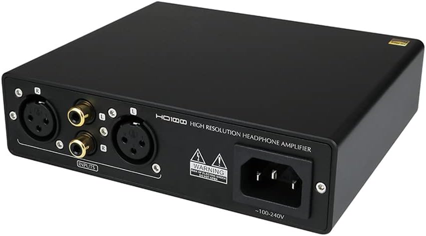 SMSL HO100 Balanced Headphone Amplifier 3000mW×3000mW RCA/XLR Input 6.35mm/4.4mm Balanced Headphone Output HiFi Home Audio Headphone Amp with Gain