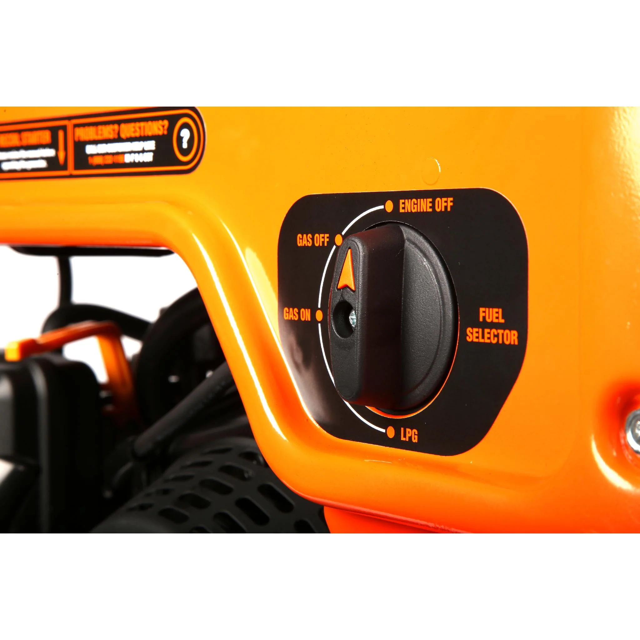 WEN 4500-Watt RV and Transfer-Switch-Ready Dual Fuel Open Frame Inverter Generator with Electric Start and CO Watchdog