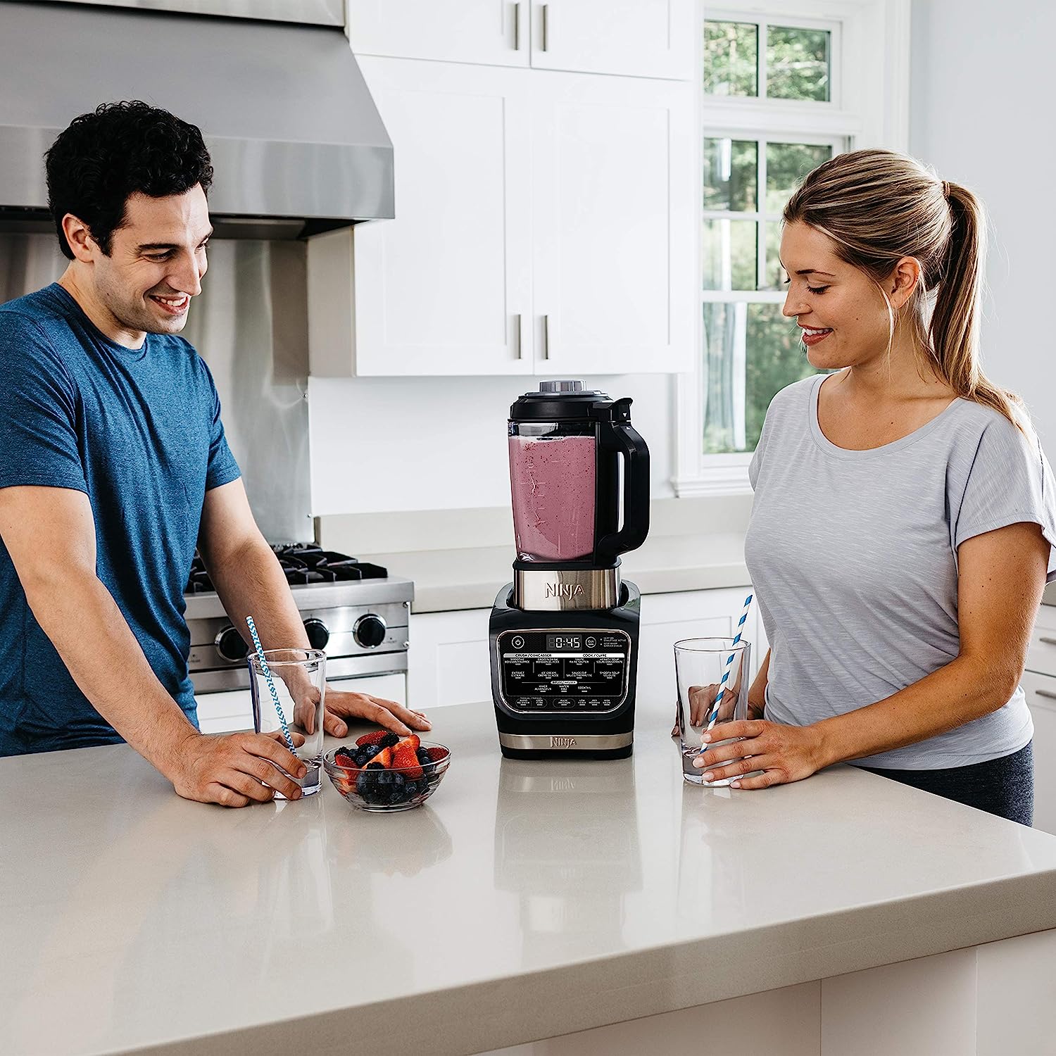 Ninja HB150C/HB152 Foodi Heat-iQ Blender, 64 oz, Black - Smart Home Appliances