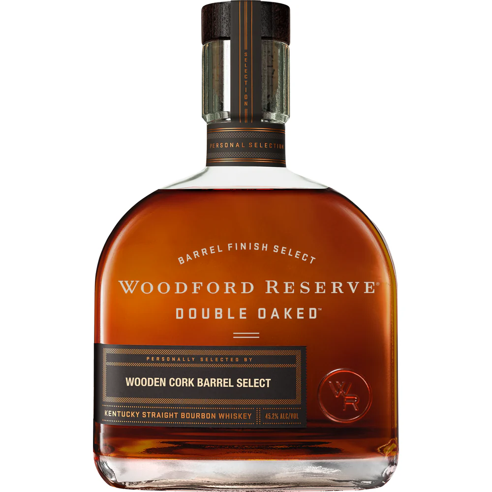 Woodford Reserve Double Oaked Bourbon Wooden Cork Barrel Select - Nestor Liquor