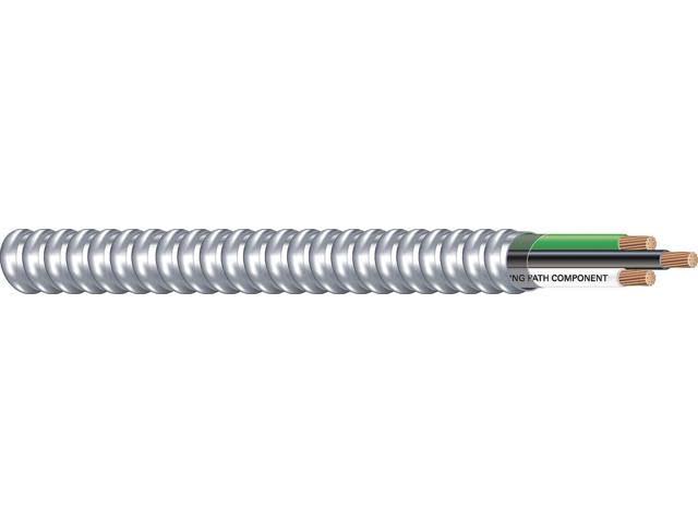 Southwire 250 ft. 12/2 Stranded Aluminum Armored MC Metal Clad Cable