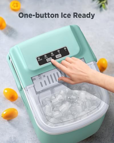 Nugget Ice Maker Countertop, Silonn Chewable Pellet Ice Machine with Self-Cleanin Function, 33lbs/24H Portable Ice Makers for Home Kitchen Officce