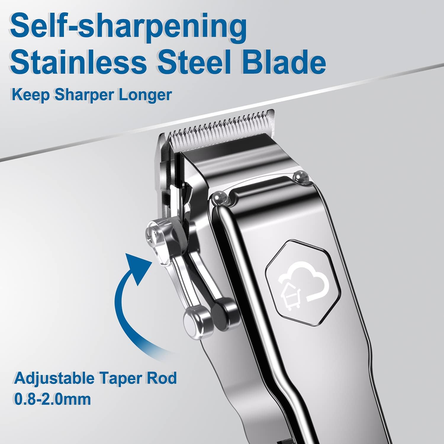 JUSTSTONE Hair Clippers for Men Professional Cordless Clippers for Hair Cutting with LED Display
