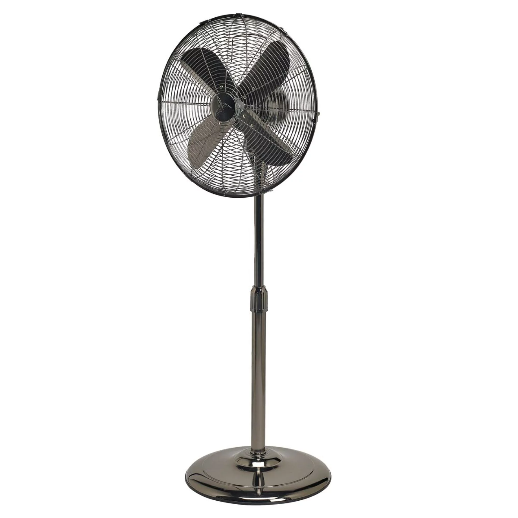 Deco Home Accents 49" Black Adjustable Height Standing Floor Fan