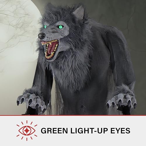Haunted Hill Farm Motion-Activated 7.5-Ft. Tall Smoldering Ghoul