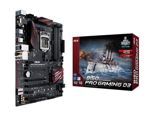 Asus B150 Pro Gaming D3 LGA 1151 Intel B150 ATX Intel Motherboard - Used