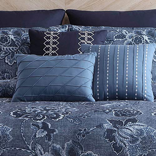 Riverbrook Home 100% Polyester Comforter Set, Queen, Hillcrest - Ivory/Gold, 9 Piece Set