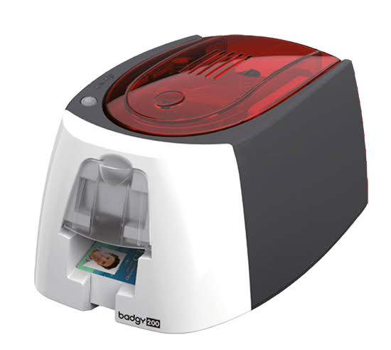 Badgy 200 Color Dye-Sublimation/Thermal Transfer ID Card Printer