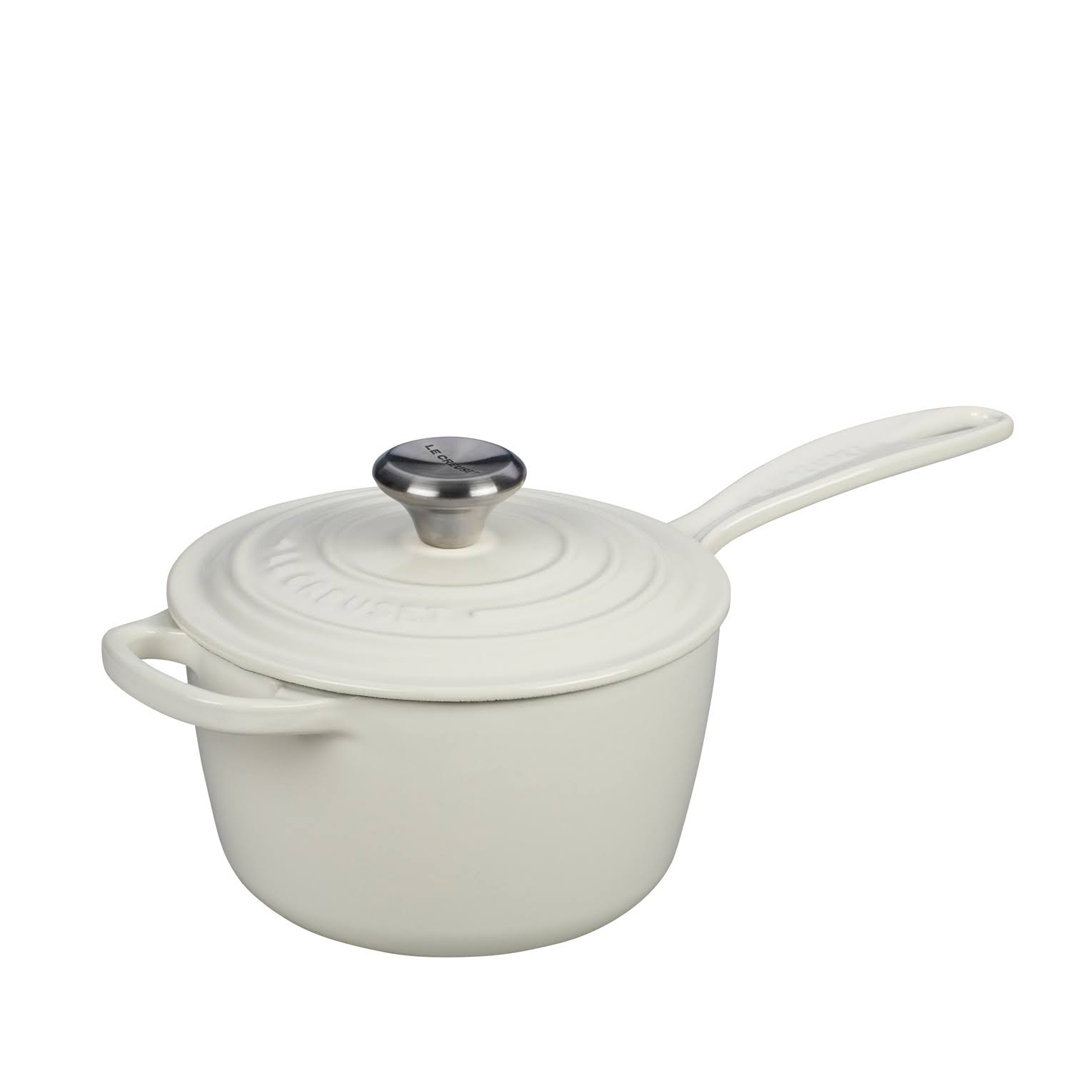 Le Creuset Signature 1.75-Quart Cast Iron Saucepan - Flame