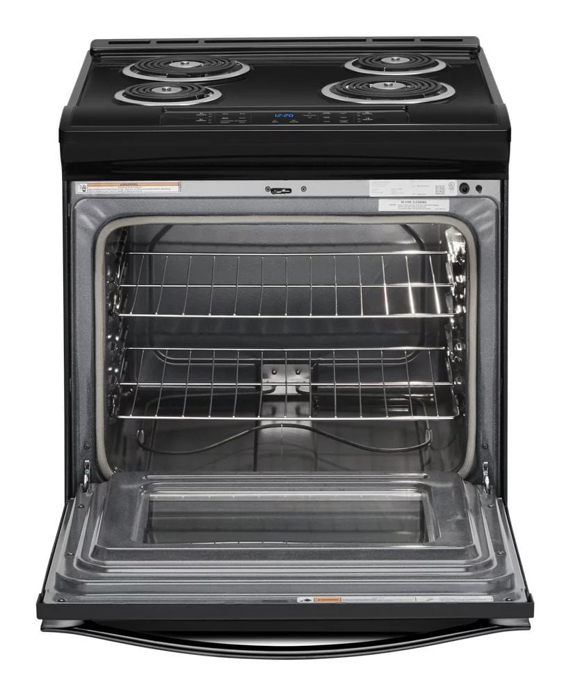 Whirlpool WEC310SAGB 30 Inch Slide-In Electric Range with Guided Cooktop