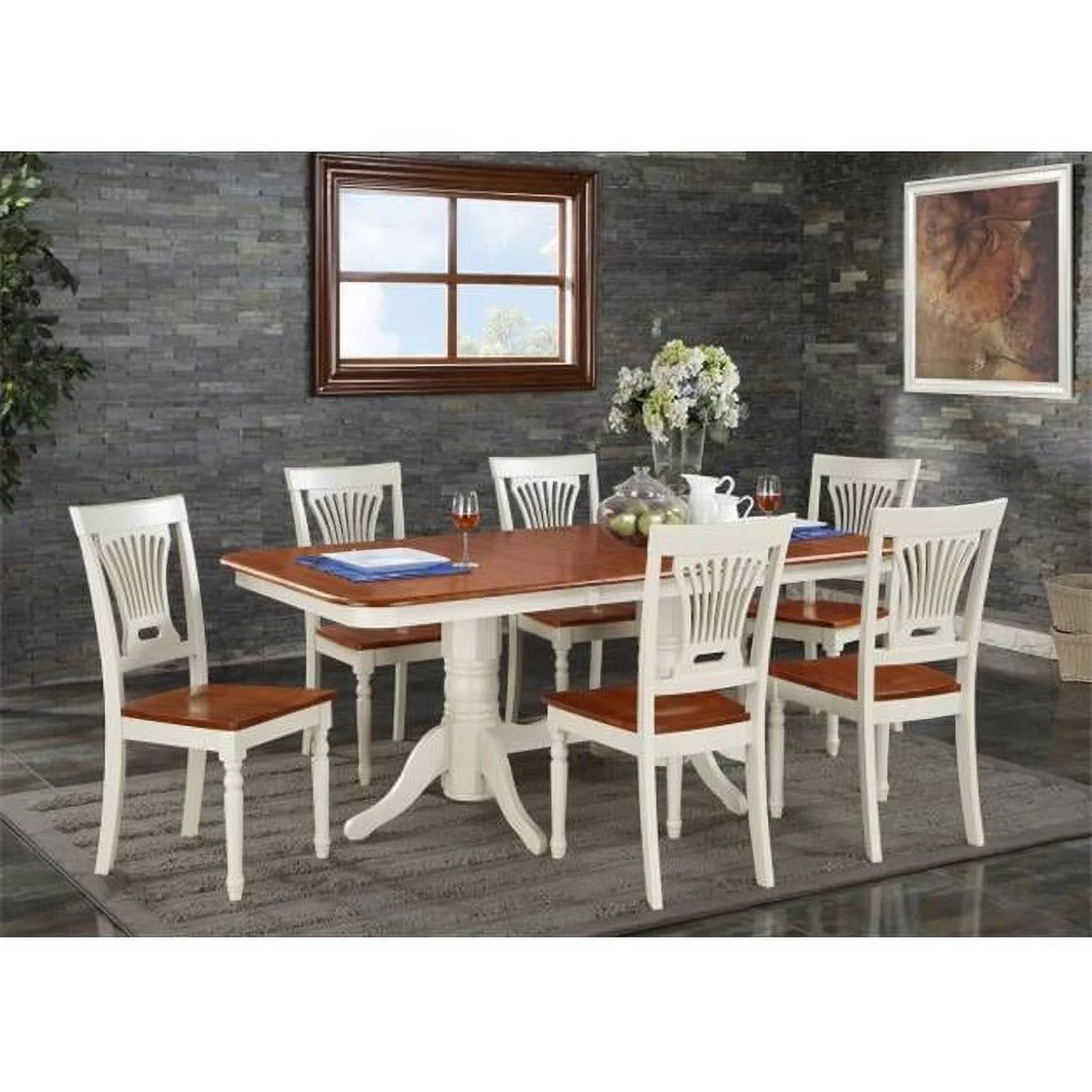 9 Piece Dining Table Set For 8-Dining Table and 8 Chairs For Dining