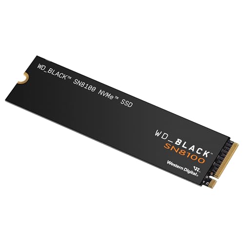 WD_BLACK 1TB SN8100 NVMe SSD Internal Solid State Drive - Gen 5 PCIe 5.0x4, M.2 2280, Seq. Read Speeds Up to 14,900 MB/s, Best for AI Applications