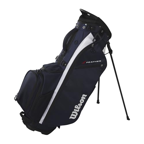Wilson Feather Golf Cart Bag - Black/Grey/Red
