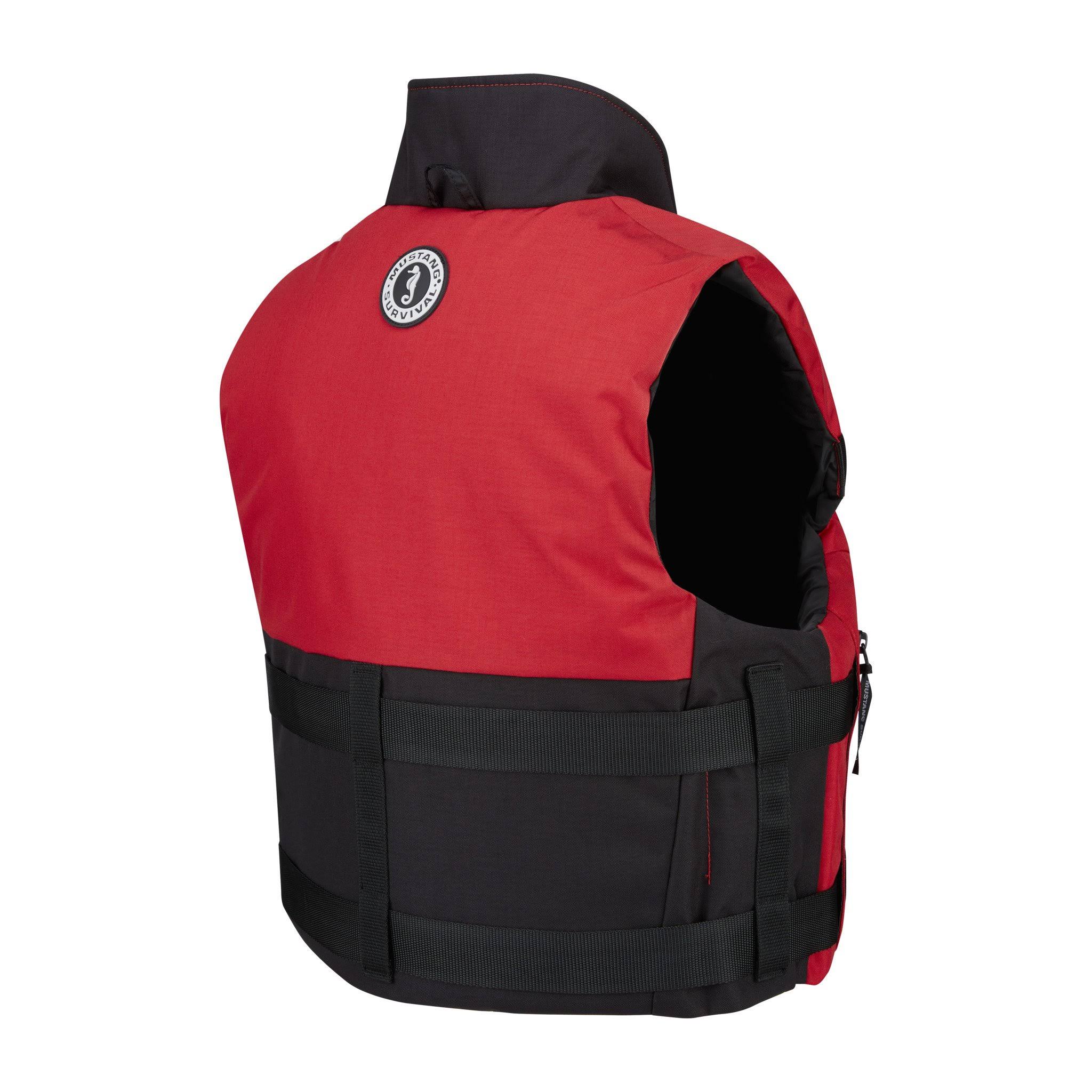 Mustang Survival ACCEL 100 Fishing Vest Red/Black, XL