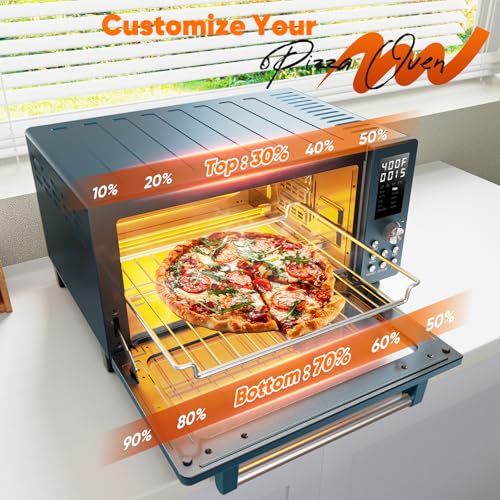 Nuwave Bravo Pro Smart 21QT Toaster Oven Air Fryer Combo, Convection Oven Countertop, 10 functions all in 1, with even & quick crisp technology