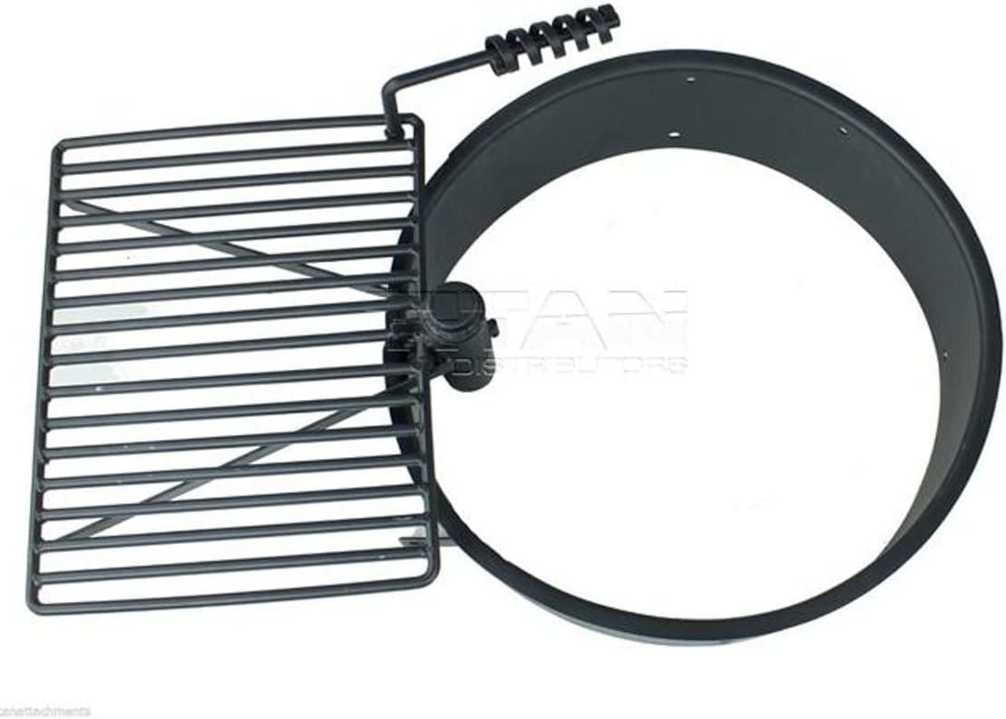 TITAN GREAT OUTDOORS 32" Steel Fire Ring with Cooking Grate Campfire Pit Park Grill BBQ Camping Trail