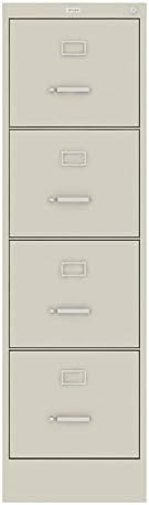 4-Drawer Letter-Size Vertical File Cabinet (Putty)
