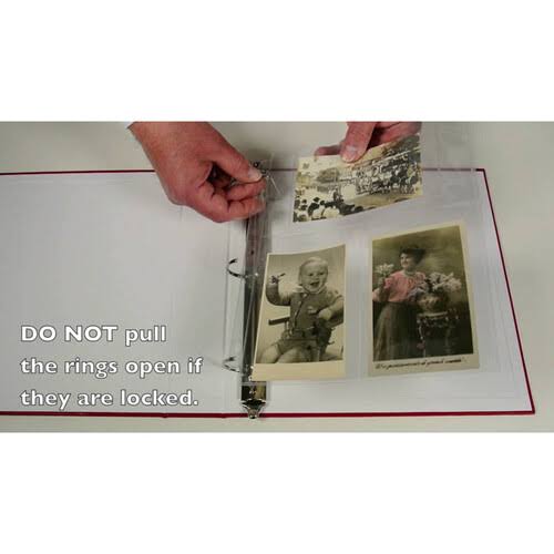 Archival Methods Binder Slip Case Set 1.5x22 D-Ring, Red Binder / Black Slip Case - Exclnt Cond.